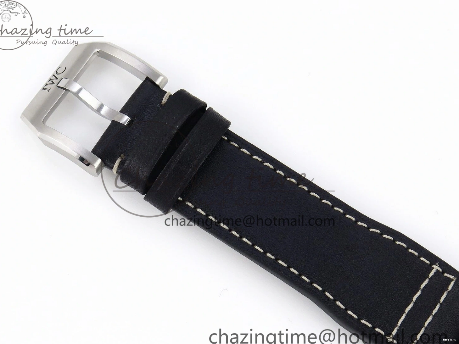 MIROTIME 1231 Pilot Mark XX IW328203 ZF 1:1 Best Edition Blue Dial on Dark Blue Leather Strap A Snug 7024
